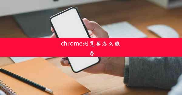 chrome浏览器怎么缴费