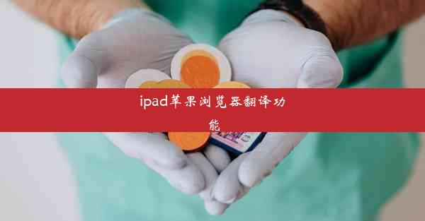 ipad苹果浏览器翻译功能