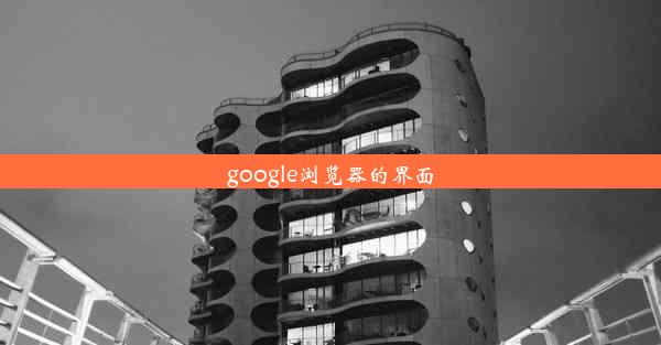 google浏览器的界面