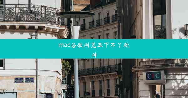 mac谷歌浏览器下不了软件