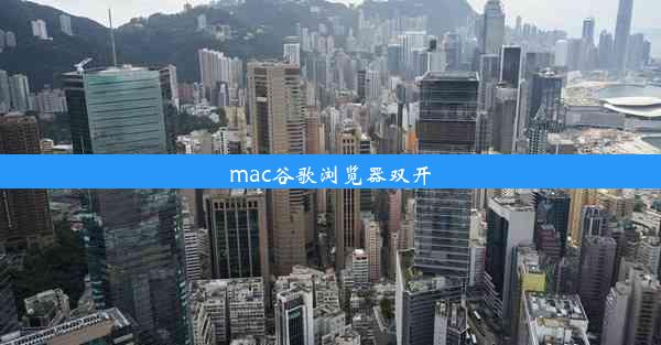 mac谷歌浏览器双开