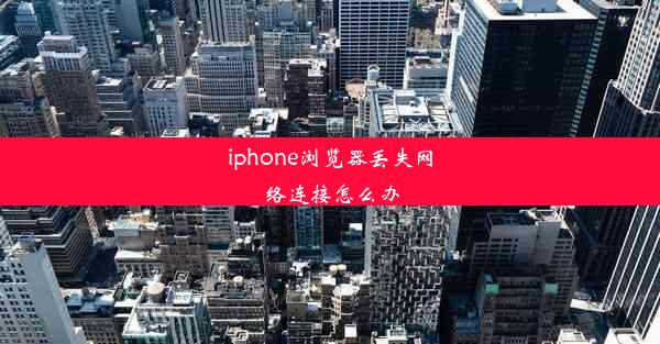 iphone浏览器丢失网络连接怎么办