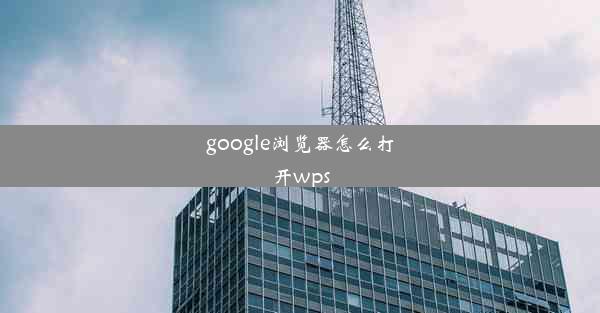 google浏览器怎么打开wps