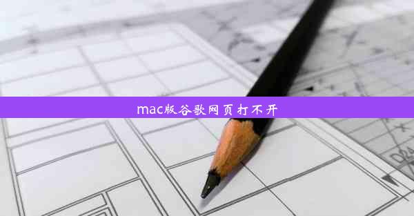 mac版谷歌网页打不开