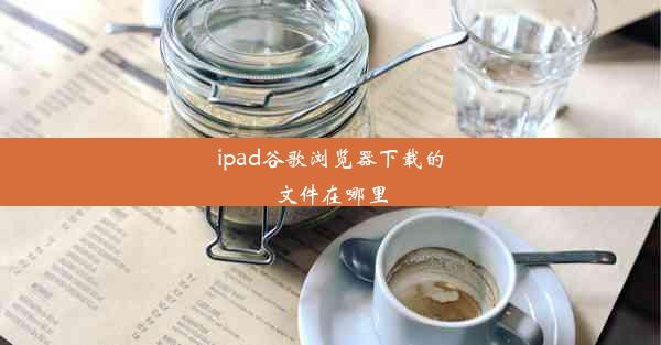 ipad谷歌浏览器下载的文件在哪里