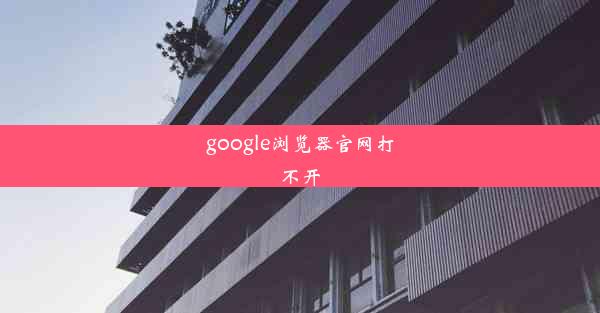 google浏览器官网打不开