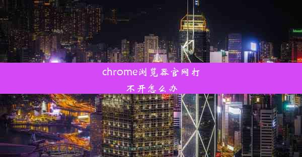 chrome浏览器官网打不开怎么办