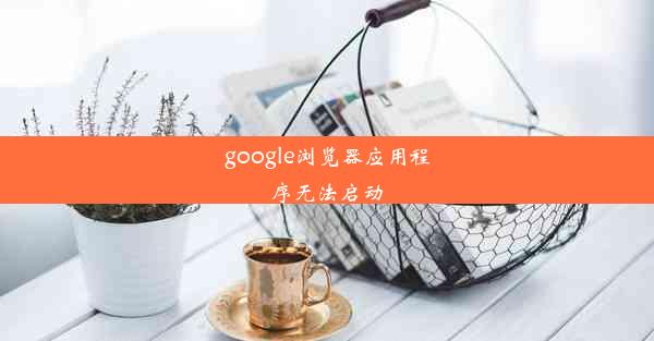 google浏览器应用程序无法启动