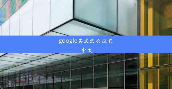 google英文怎么设置中文