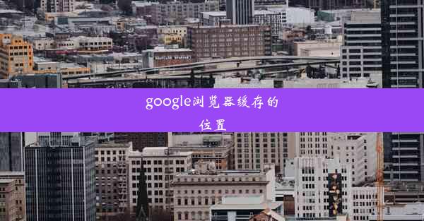 google浏览器缓存的位置