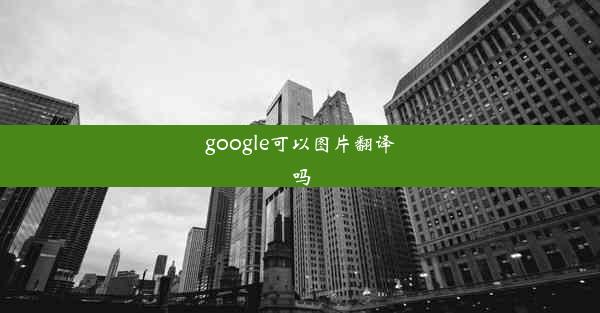 google可以图片翻译吗