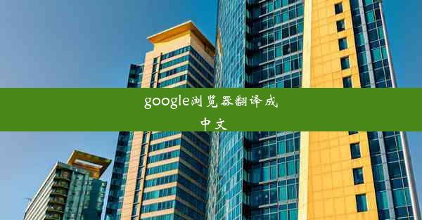 google浏览器翻译成中文