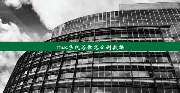 mac系统谷歌怎么删数据