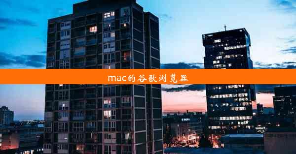 mac的谷歌浏览器