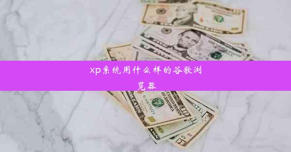 xp系统用什么样的谷歌浏览器