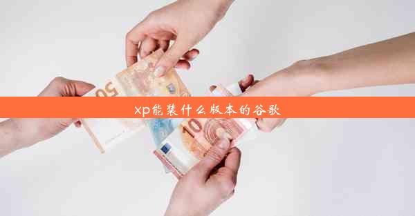 xp能装什么版本的谷歌