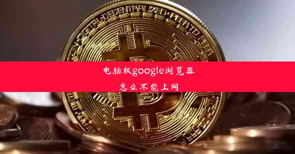 电脑版google浏览器怎么不能上网