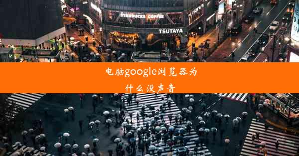 电脑google浏览器为什么没声音