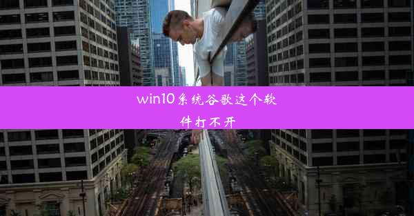 win10系统谷歌这个软件打不开