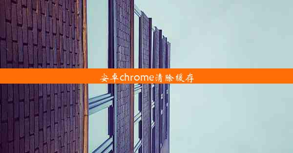 安卓chrome清除缓存