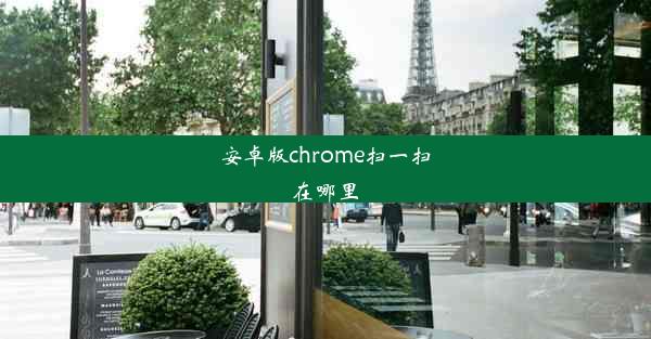 安卓版chrome扫一扫在哪里